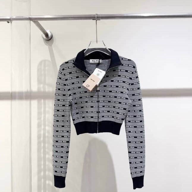 Miu miu修身拉鍊兩穿上衣 外套-0