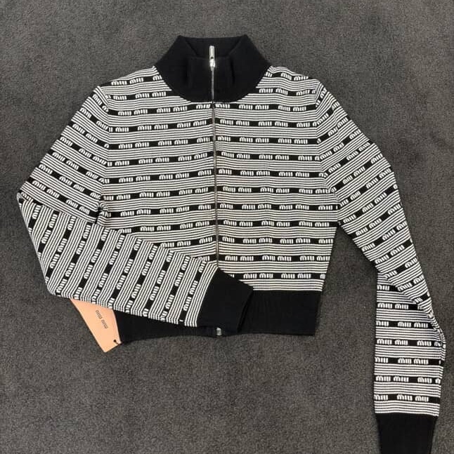 Miu miu修身拉鍊兩穿上衣 外套-1