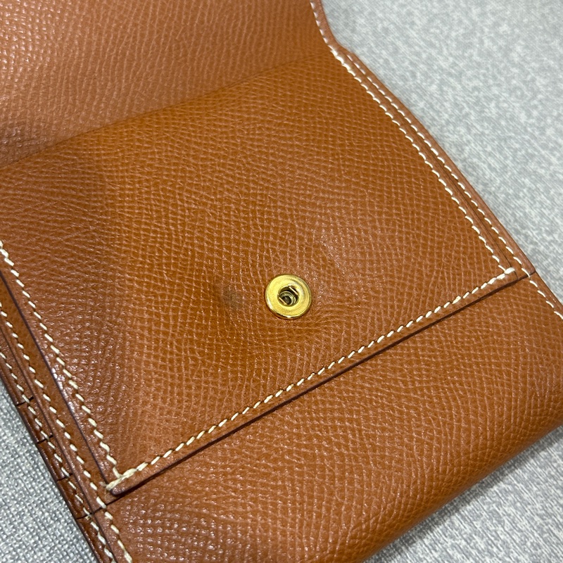HERMES Vintage 雙面H扣短夾 (極稀少)🥰母錢包 發財賺大錢-14