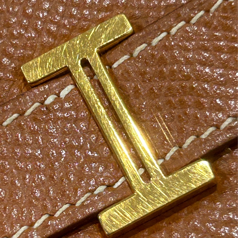 HERMES Vintage 雙面H扣短夾 (極稀少)🥰母錢包 發財賺大錢-15