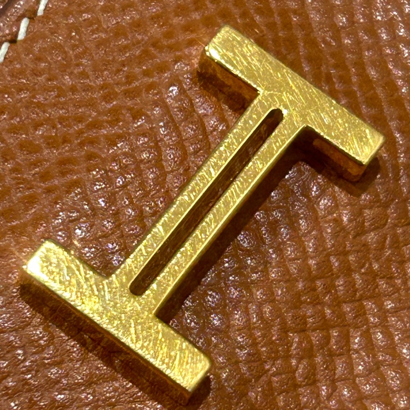 HERMES Vintage 雙面H扣短夾 (極稀少)🥰母錢包 發財賺大錢-16