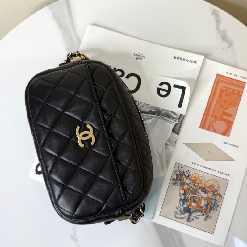✨Chanel 黑金相機包 小巧精緻 98新❤️-0