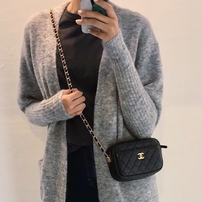 ✨Chanel 黑金相機包 小巧精緻 98新❤️-2