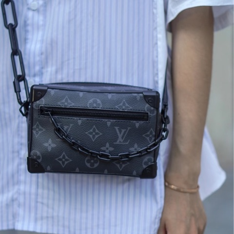 ✨LV soft trunk 黑盒子 男包天花板 高級感十足🖤