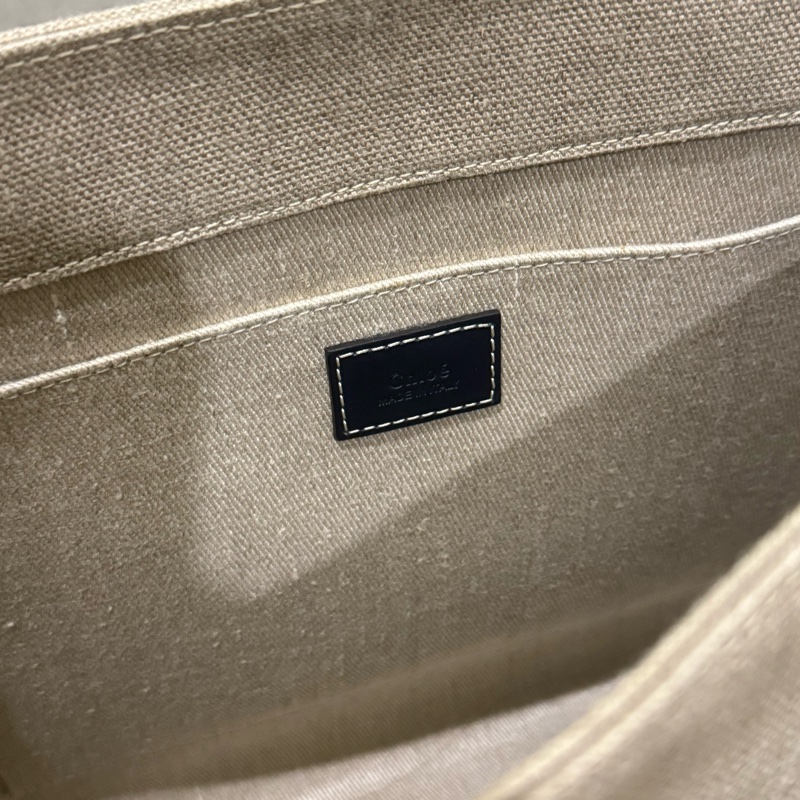 CHLOE WOODY tote中款帆布包-4