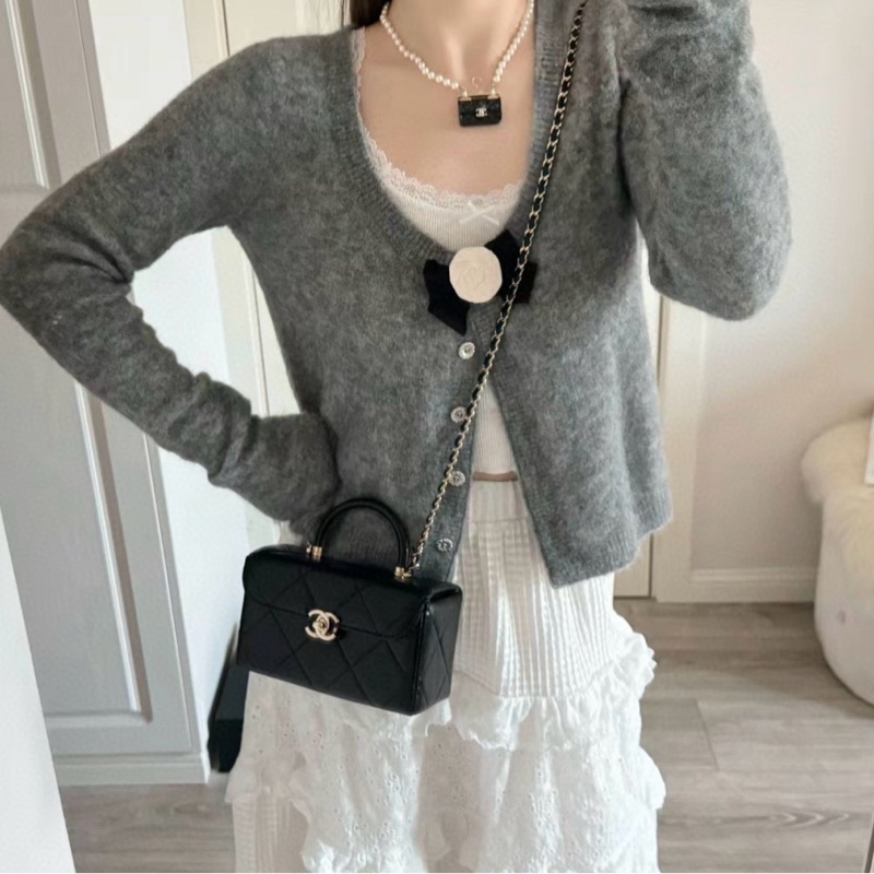 ✨Chanel 黑金油蠟皮 醫生包 盒子包 99新 晶片款🤍-1