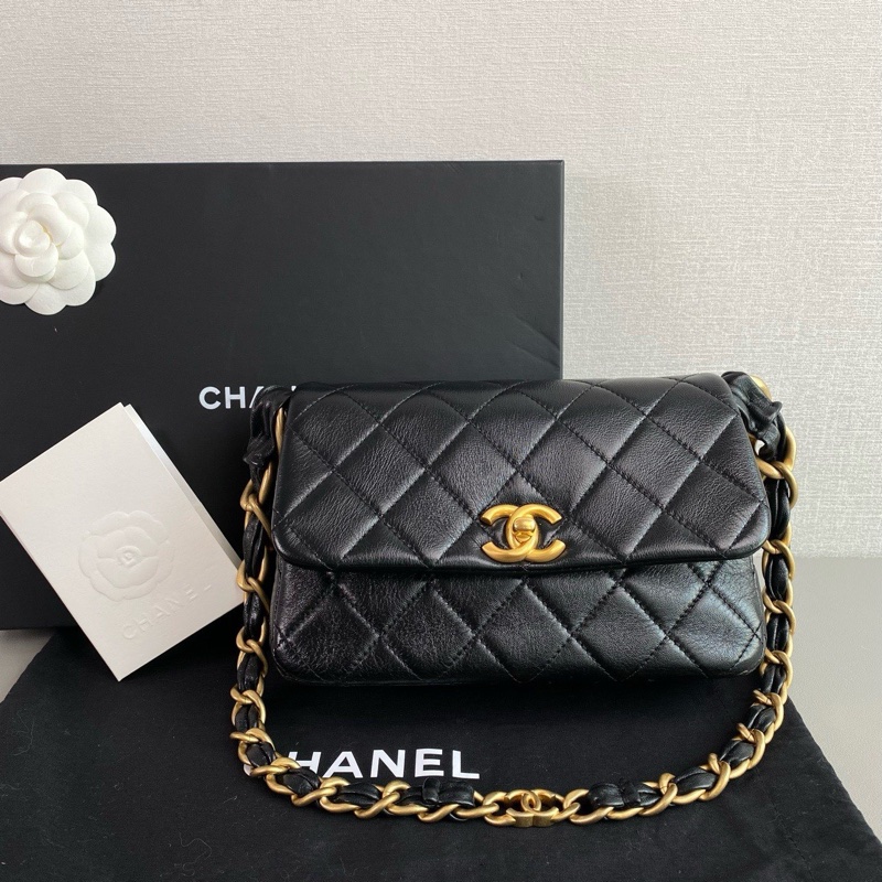 ✨Chanel 24s cf hobo 98新 晶片款 有購證 配件齊全-2