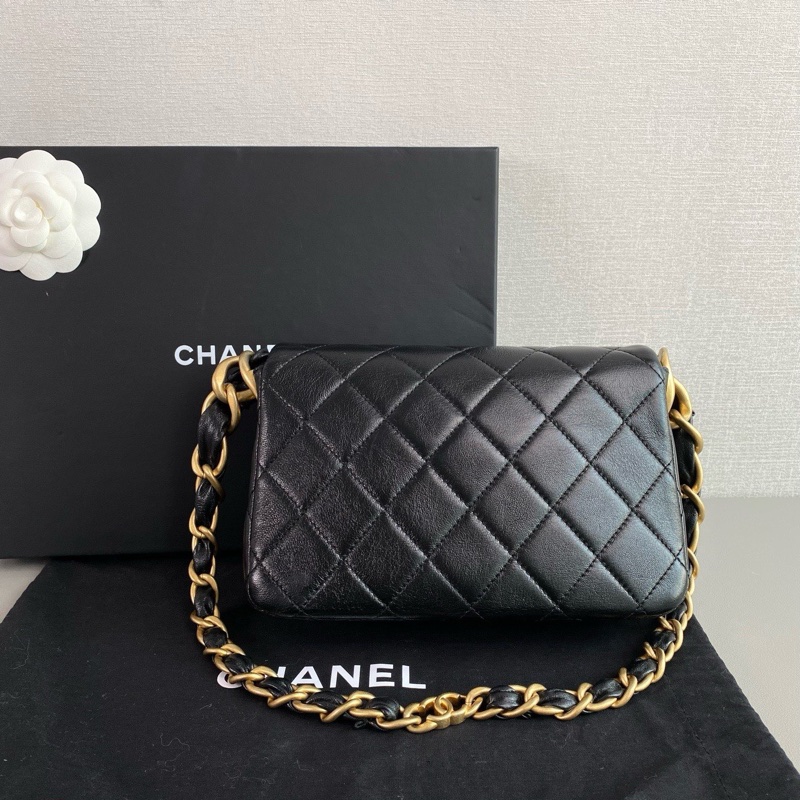 ✨Chanel 24s cf hobo 98新 晶片款 有購證 配件齊全-5