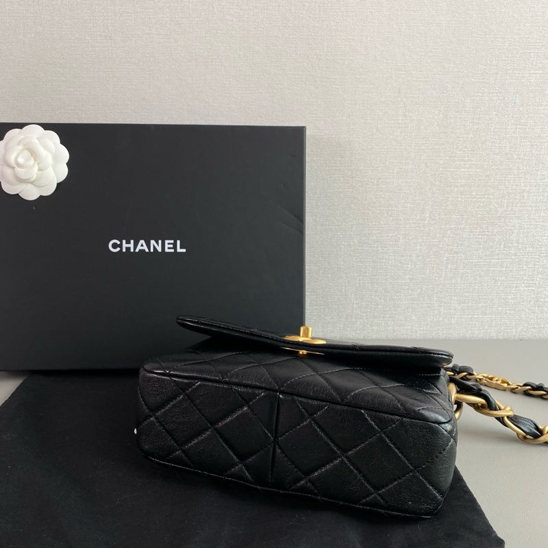 ✨Chanel 24s cf hobo 98新 晶片款 有購證 配件齊全-6