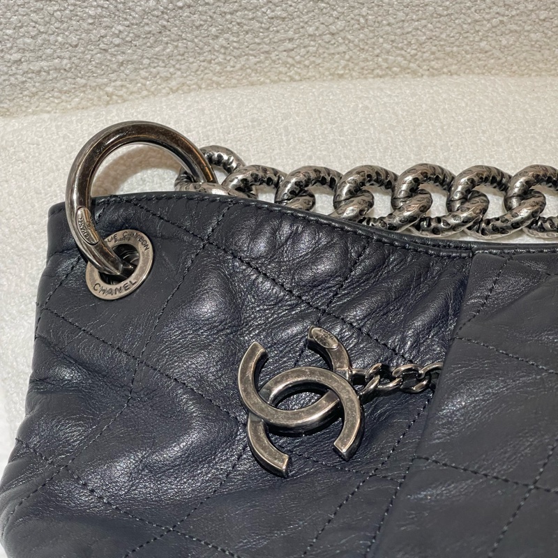 Chanel Coco Pleats Hobo 復古雙肩包-2