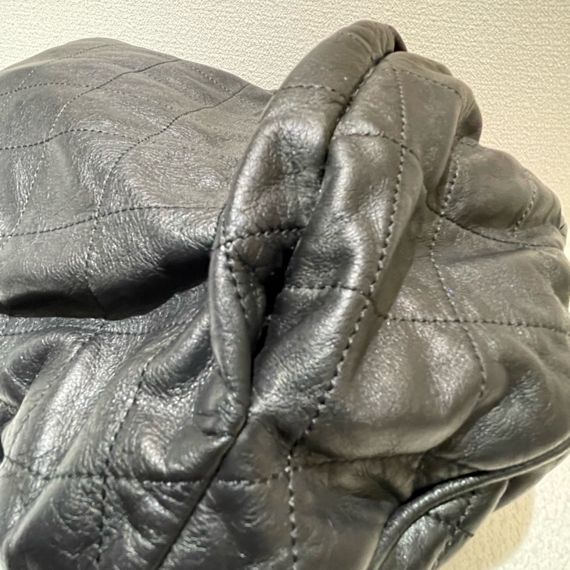 Chanel Coco Pleats Hobo 復古雙肩包-5
