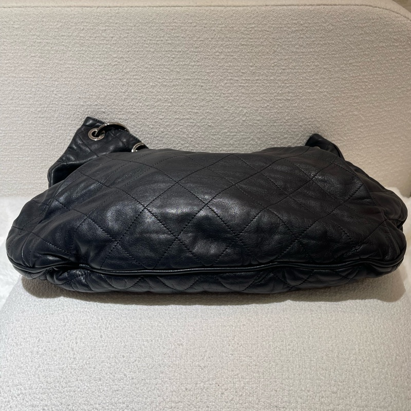 Chanel Coco Pleats Hobo 復古雙肩包-11