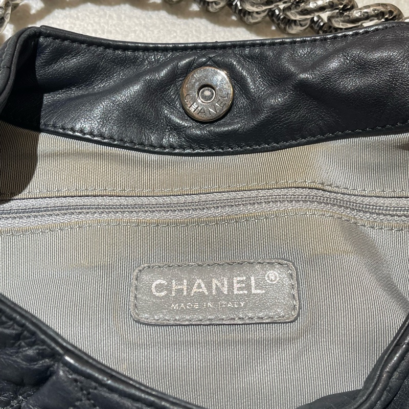 Chanel Coco Pleats Hobo 復古雙肩包-22