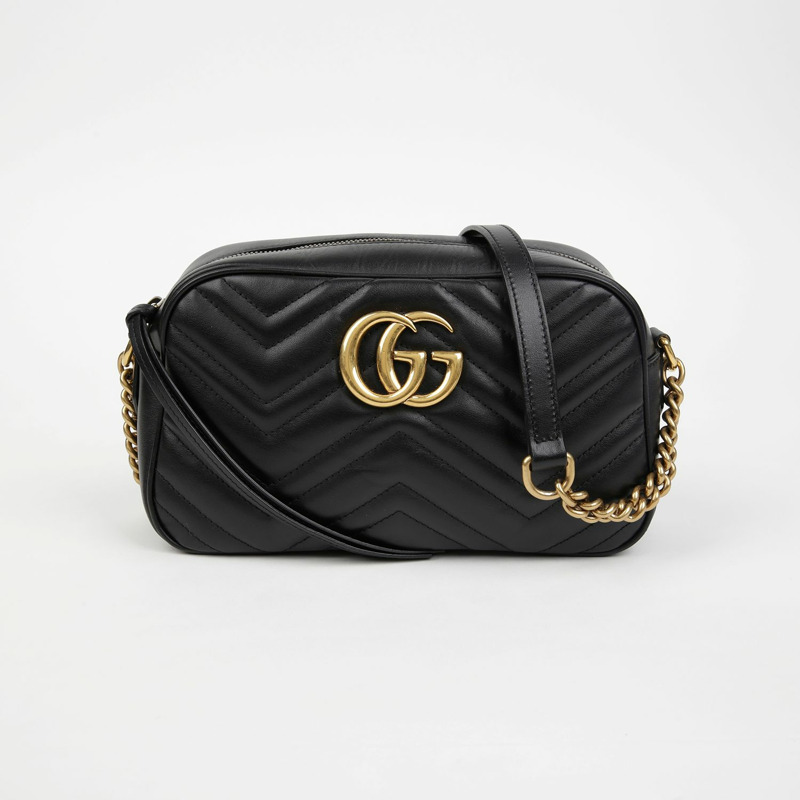 GUCCI GG Marmont 小號肩斜背包 447632-1