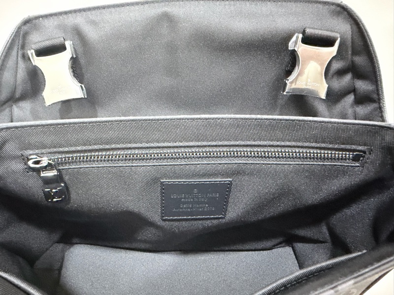 LV M40511 Messenger PM 經典Monogram Eclipse緹花帆布斜背郵差包-14