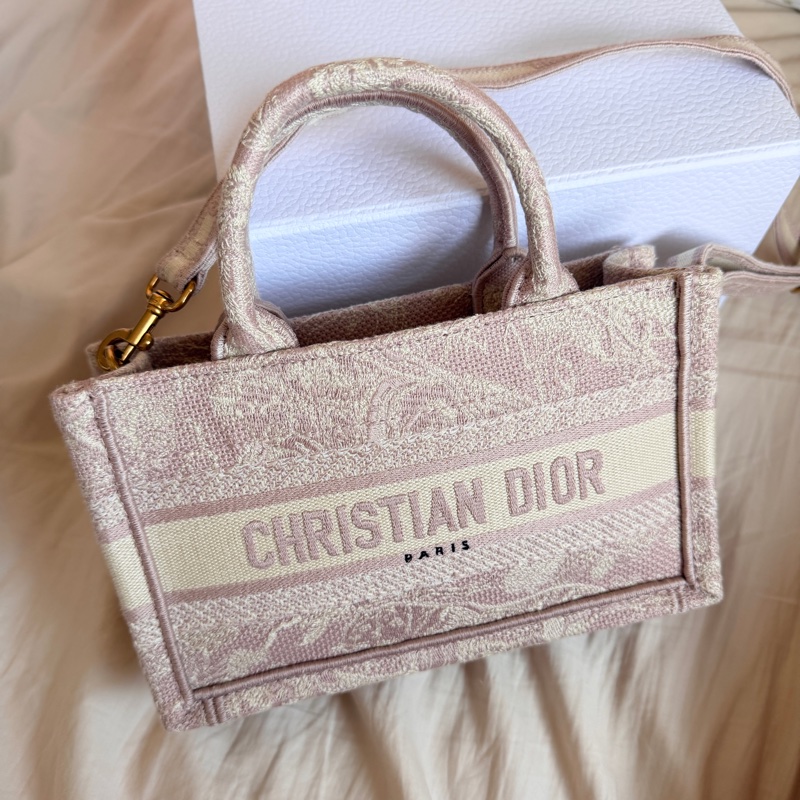 DIOR MINI TOTE可側背粉色動物園迷你托特-0