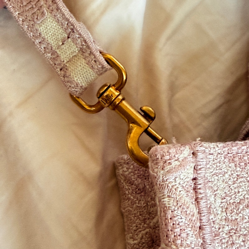 DIOR MINI TOTE可側背粉色動物園迷你托特-4