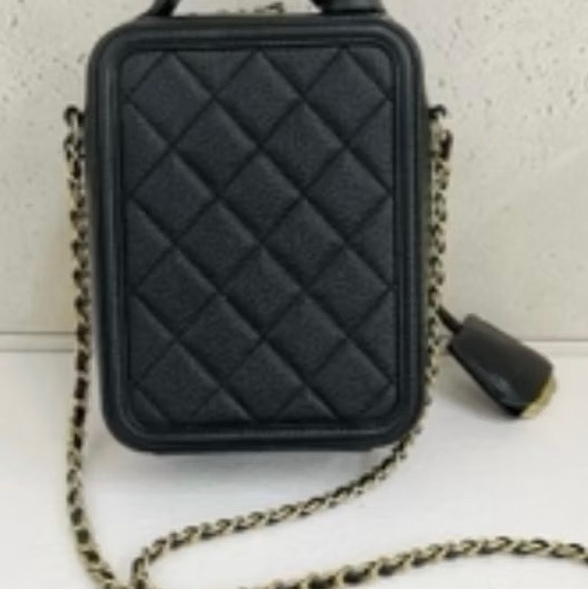 |保證真品|Chanel 直版 相機包 豎版 超級特別 撞包機率超低!荔枝牛皮!-2