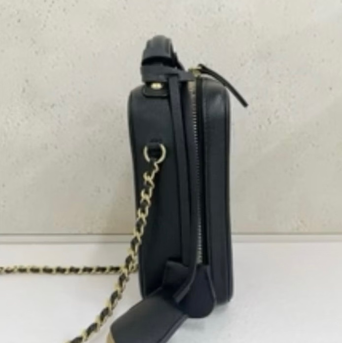 |保證真品|Chanel 直版 相機包 豎版 超級特別 撞包機率超低!荔枝牛皮!-3