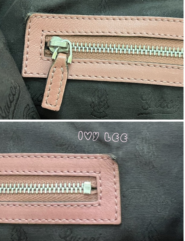 GUCCI GG 帆布 Guccissima GG Twins 托特包 手提包 粉紅 232957 正品 二手精品-21