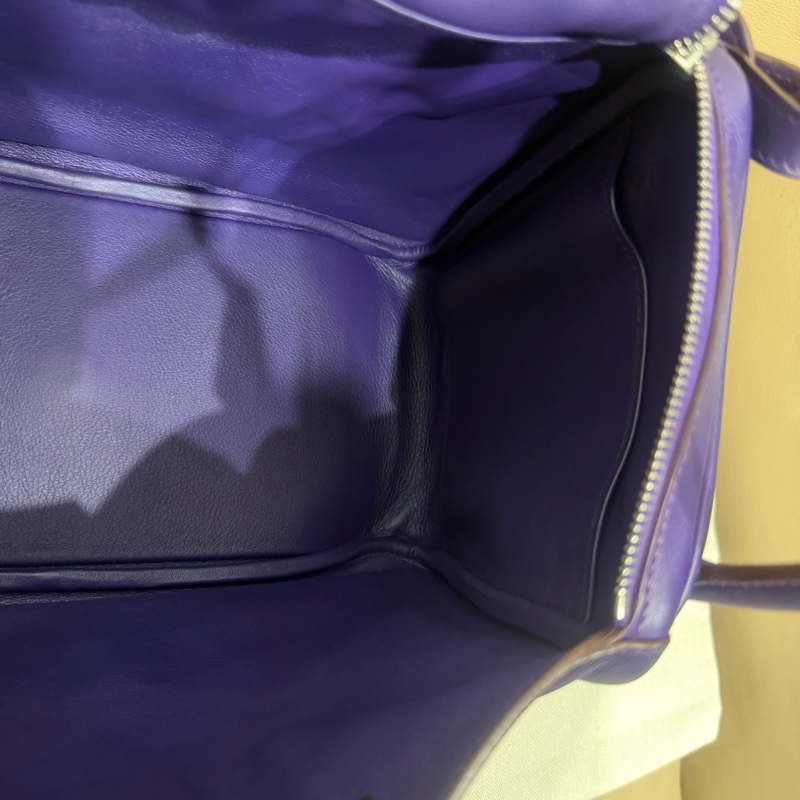 99新五金帶膜🌟 #愛馬仕 #鳶尾紫 #銀扣 #lindy30 #hermes-16