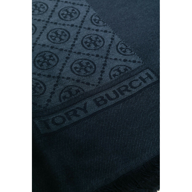 T Monogram Jacquard Traveler 圍巾-1