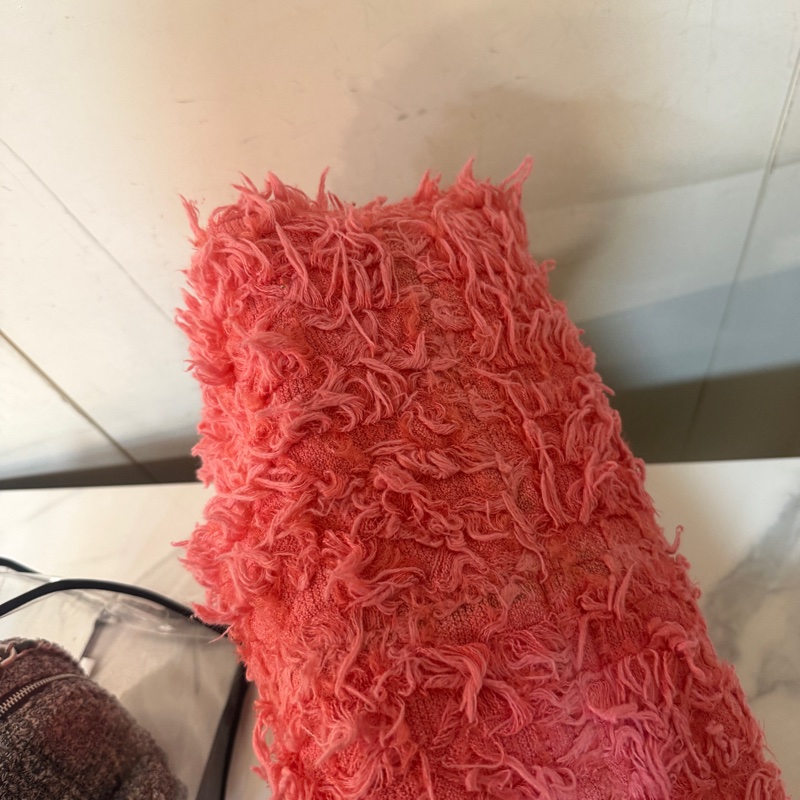 99新全配❤️ #香奈兒 21年秀款 #粉色 #毛毛流蘇 #hobo #子母包-13