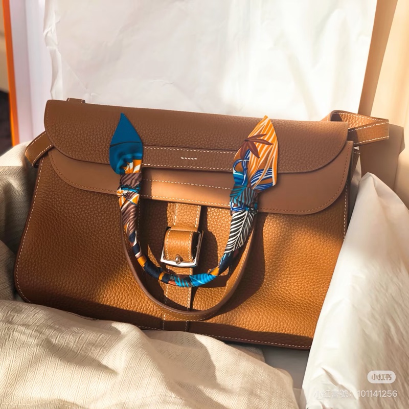 全新全配❤️ #愛馬仕 #halzan31 #金棕 #銀扣 #TC皮-1