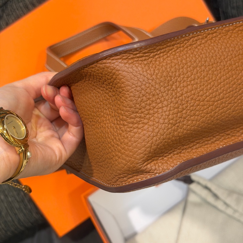 全新全配❤️ #愛馬仕 #halzan31 #金棕 #銀扣 #TC皮-13