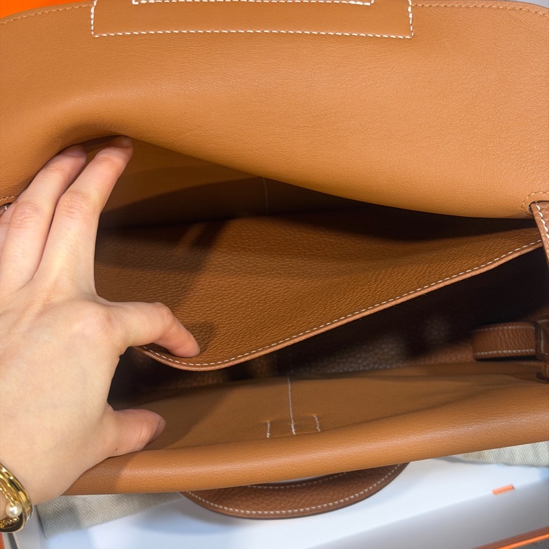 全新全配❤️ #愛馬仕 #halzan31 #金棕 #銀扣 #TC皮-17