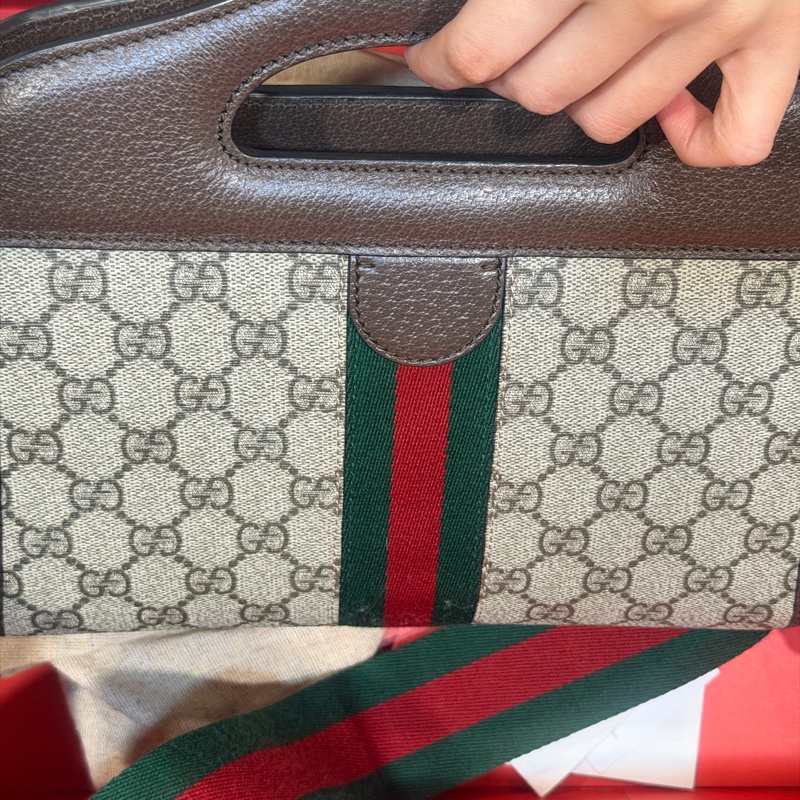 全新大全配🈶購證❤️ gucci #ophidia #老花 #雙肩帶 #手提斜挎包-10