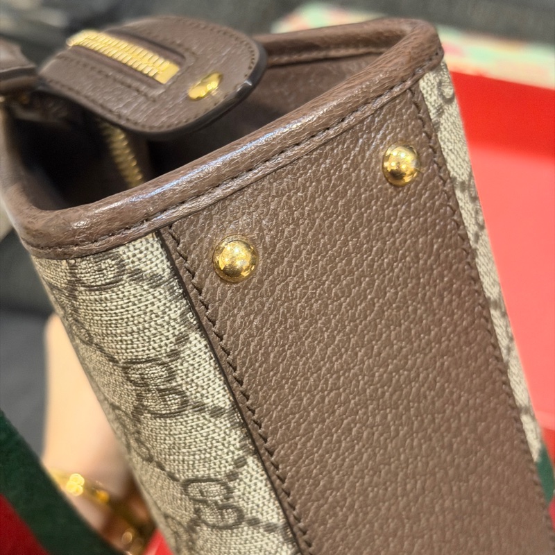 全新大全配🈶購證❤️ gucci #ophidia #老花 #雙肩帶 #手提斜挎包-13