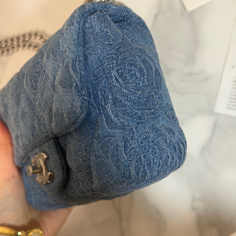 全新大全配🈶購證❤️芯片款❤️ 香奈兒 #牛仔 #愛心調節釦 #方胖子 #CF 17公分-6