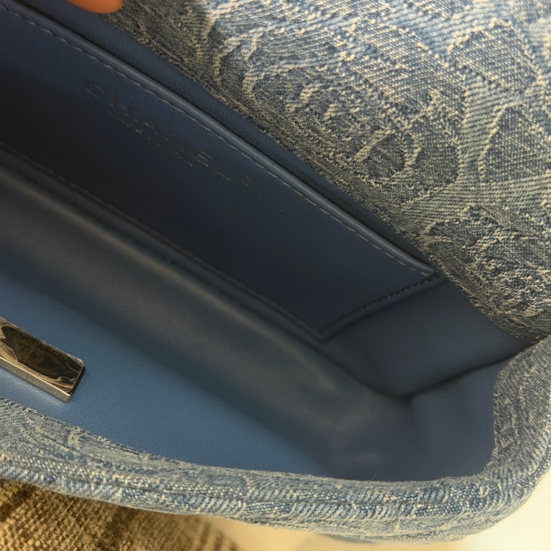 全新大全配🈶購證❤️芯片款❤️ 香奈兒 #牛仔 #愛心調節釦 #方胖子 #CF 17公分-13