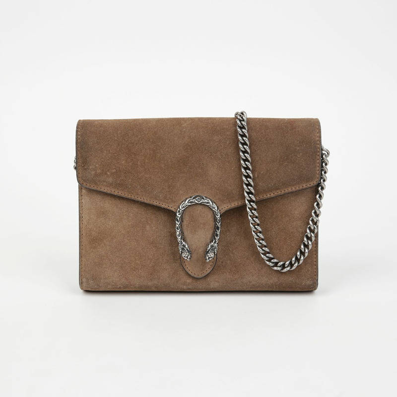 GUCCI 狄俄尼索斯鏈條錢包斜背包 401231-0