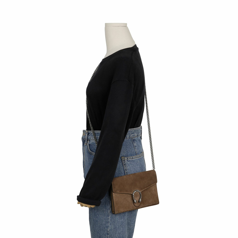 GUCCI 狄俄尼索斯鏈條錢包斜背包 401231-9