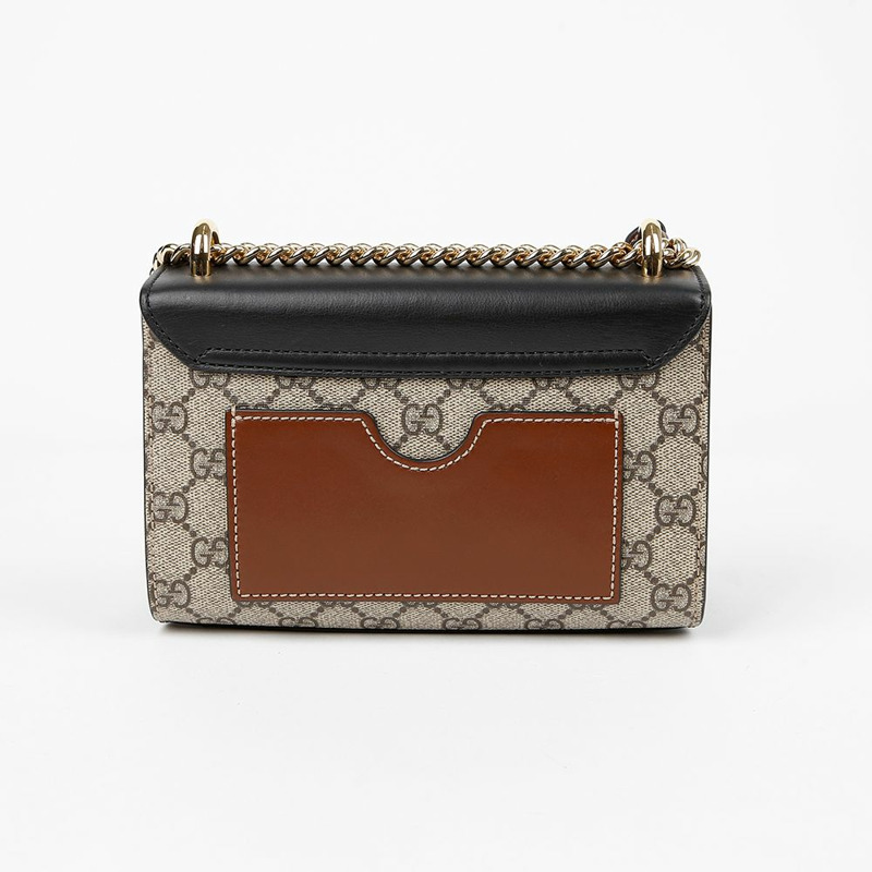 GUCCI 帶鎖小鏈條單肩斜背包 409487-4