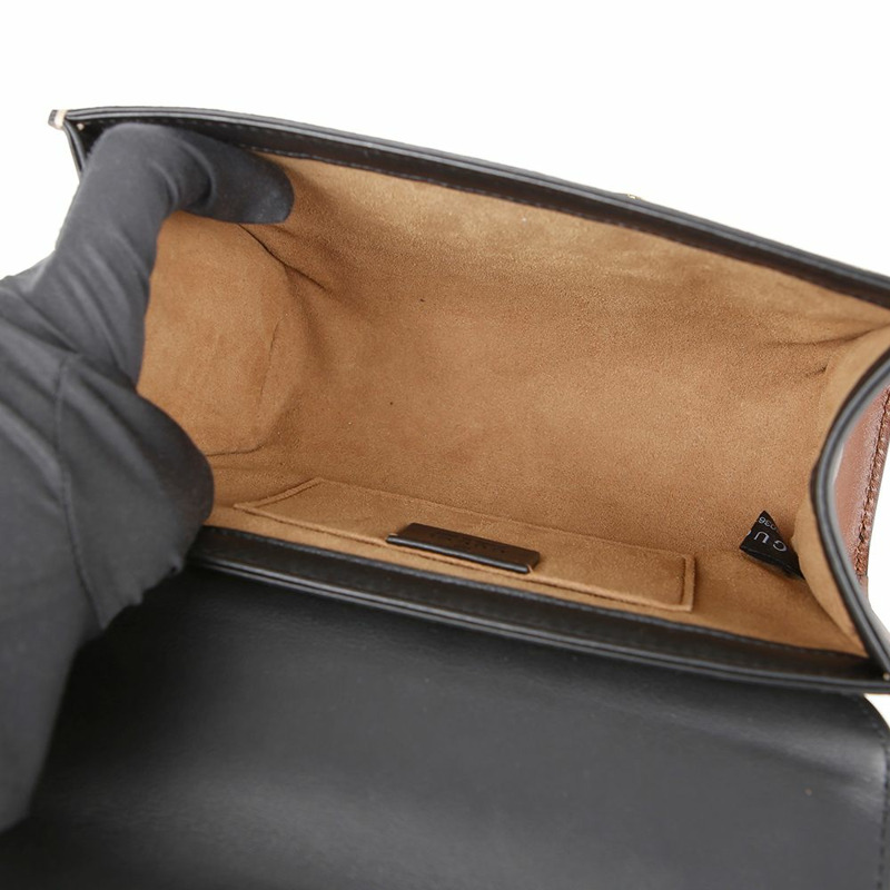 GUCCI 帶鎖小鏈條單肩斜背包 409487-10