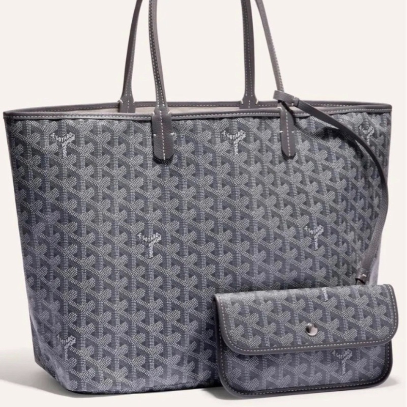 Saint Louis PM經典LOGO托特包 灰色-0