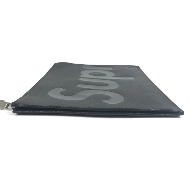 路易威登 M67754 Epi 皮革 Supreme Pochette Jour GM 黑色手拿包，男士，黑色-14