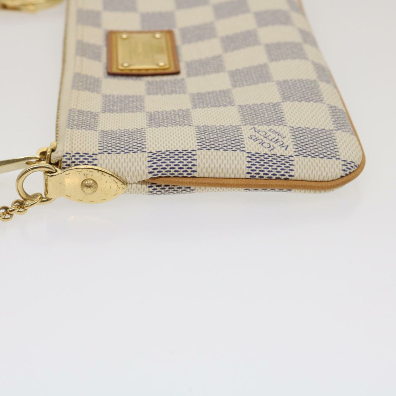 【日本直送】路易威登 Damier Azur Pochette Mira 中型配件袋 N60027 LV am478bSAM-3