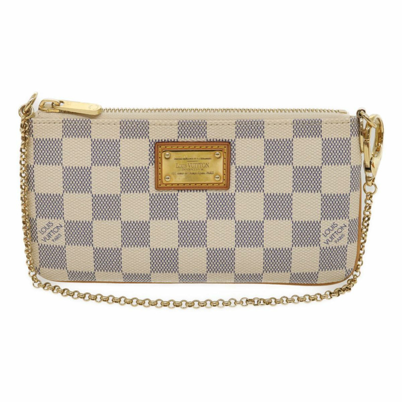 【日本直送】路易威登 Damier Azur Pochette Mira 中型配件袋 N60027 LV am478bSAM-12