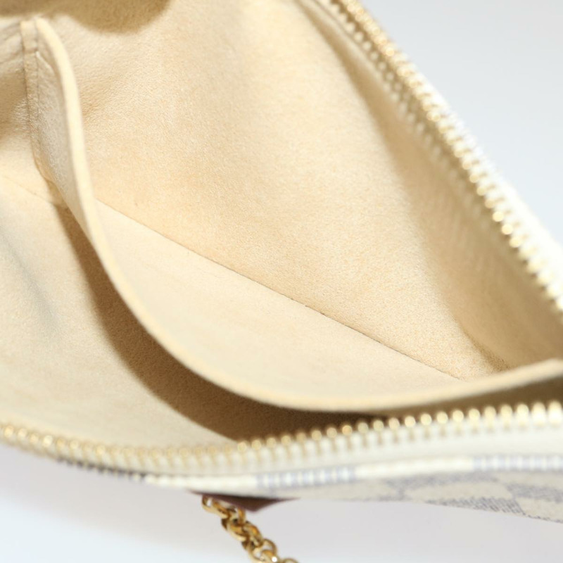 【日本直送】路易威登 Damier Azur Pochette Mira 中型配件袋 N60027 LV am478bSAM-20