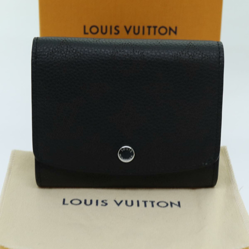 【日本直送】路易威登 Mahina Portefeuille Iris Compact Wallet Noir M62540 LV Auth 70838AM-11
