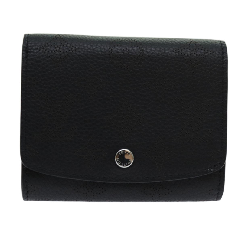 【日本直送】路易威登 Mahina Portefeuille Iris Compact Wallet Noir M62540 LV Auth 70838AM-12