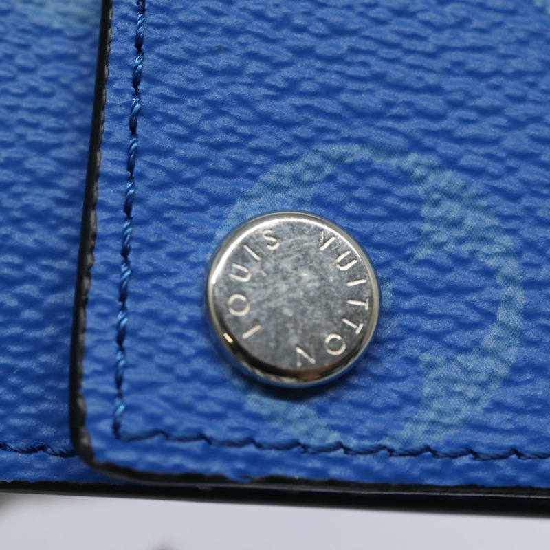 【日本直送】路易威登 Monogram Pockets On Strap 卡包 藍色 M83154 LV Auth 77437SAM-18