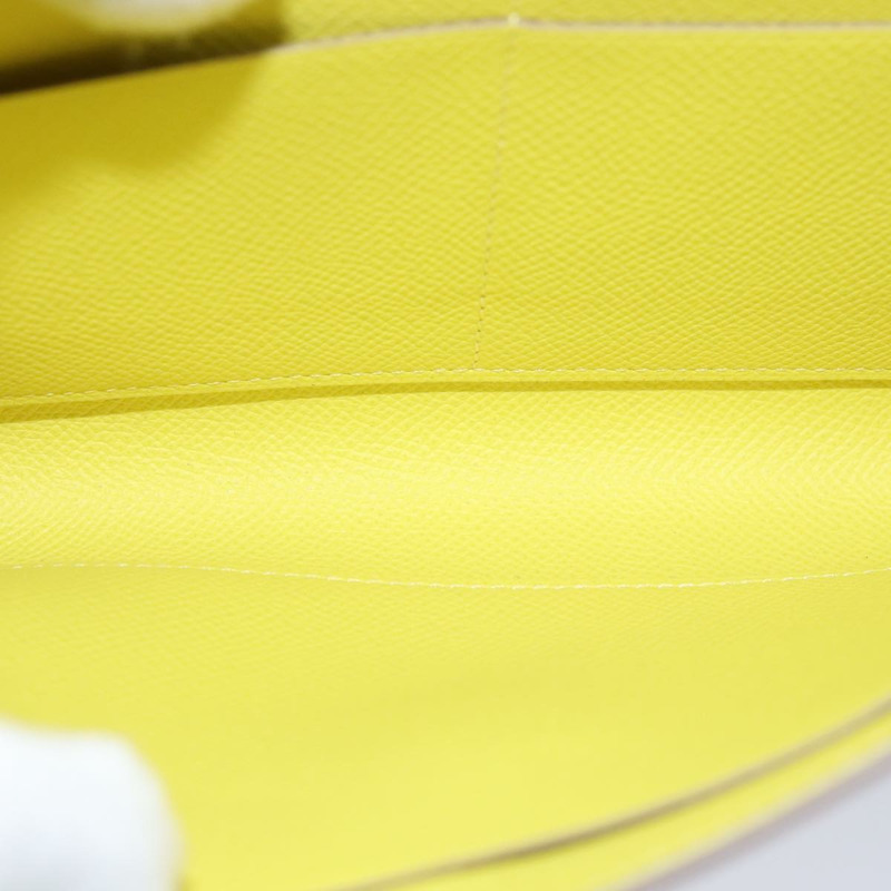 【日本直送】愛馬仕 Click 16 肩背包，黃色皮革，正品，貨號 77462SAM-9