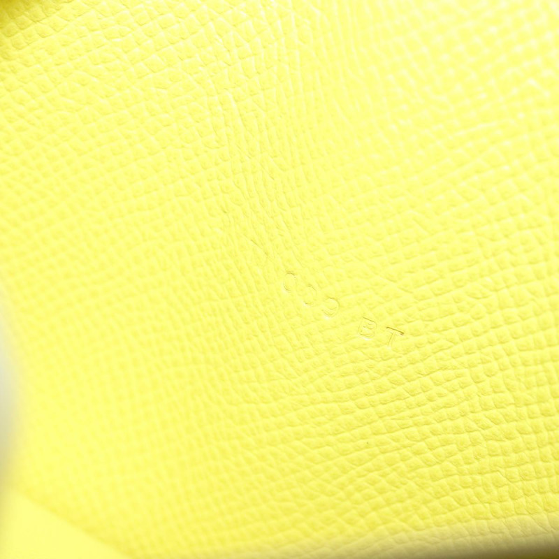 【日本直送】愛馬仕 Click 16 肩背包，黃色皮革，正品，貨號 77462SAM-10