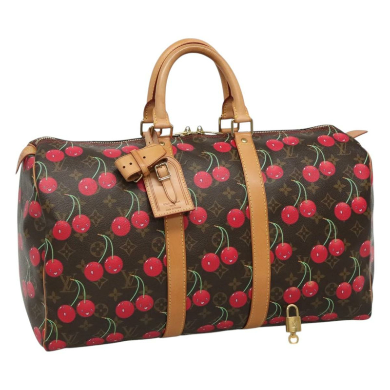 【日本直送】路易威登 Monogram Cherry Keepall 45 波士頓包 M95011 LV Auth 113808AM-0