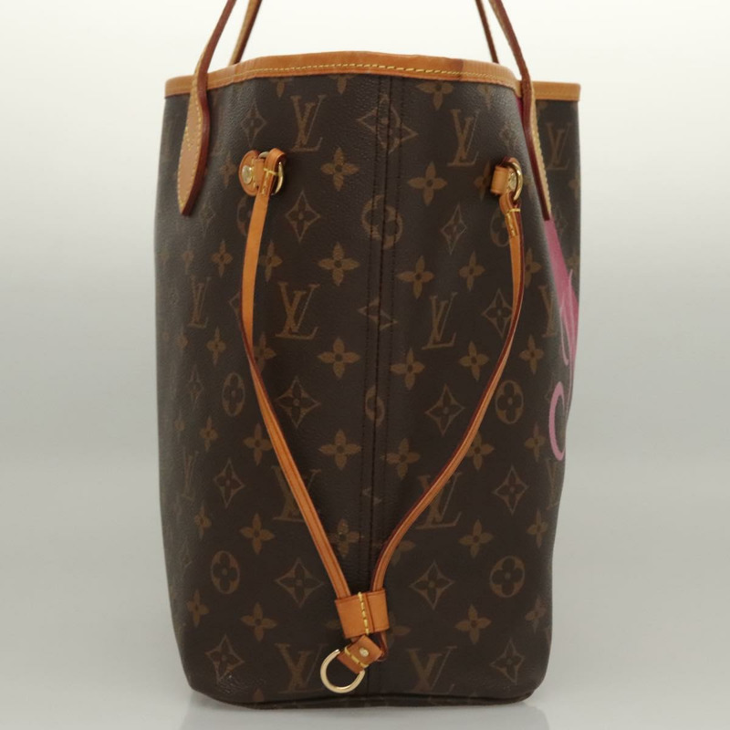 【日本直送】路易威登 Monogram V Line Neverfull MM 手提包 粉紅色 LV 正品 BD681AM-3